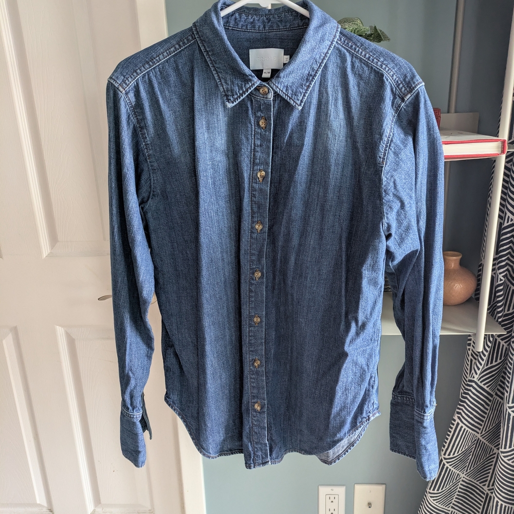 Men's Blue Denim Shirt